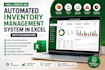 create an automated inventory management system in excel with dashboard