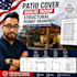 create patio cover solid roof structural permit drawings