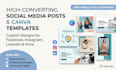 canva templates , promotional posts  , facebook posts design