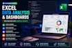 do excel data analysis, data cleaning and dashboard creation