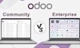 do odoo enterprise odoo community setup,  customize odoo studio and odoo website
