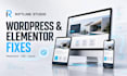 fix wordpress elementor responsive layout and CSS issues