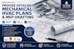 provide detailed mechanical hvac plans and mep drafting