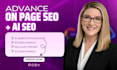 optimize your on page SEO for google and ai search