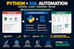 automate data tasks using python and sql