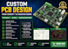 design custom pcb, schematic, pcb layout and gerber files