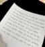 write anything with my beautiful handwritting