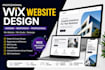 design a modern wix website, wix studio website or redesign