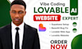 develop lovable websites, lovable landing page, or lovable web app