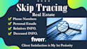 do bulk skip tracing for US real estate leads