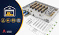 create warehouse layout, racking plan and industrial space planning cad