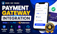 setup and integrate payment gateway for shopify and website