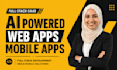 develop full stack saas, ai powered web apps and mobile apps