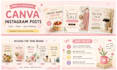 create simple and aesthetic canva instagram posts