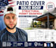 create patio cover solid roof structural permit drawings