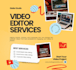 do professional video editing using canva