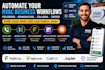 automate fieldedge gohighlevel callrail zapier hvac CRM workflows