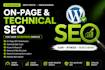 optimize your wordpress website with on page and technical SEO