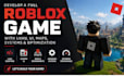 develop a full roblox game with luau, UI, maps, systems and optimization
