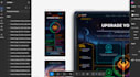 design 2d game UI UX and mobile game interface in figma