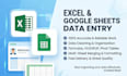 do fast excel and google sheets data entry