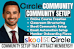 circle so community promotion circle so setup circle so online course website