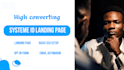 design a high converting systeme io landing page
