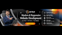 develop responsive frontend and backend websites