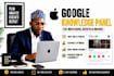 optimize your google online presence professionally knowledgepanel