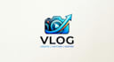design a creative and modern vlog logo