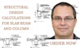 do structural design calculations for slab beam and column