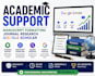 provide academic support, manuscript formatting, journal research google scholar