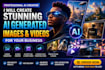 create stunning ai generated images and videos