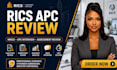 write and edit rics apc case study mrics assessment rics report and interview