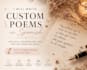 write a unique and personalized poem in spanish