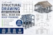 create structural drawing, load calculation, wall, beam and roof framing