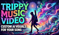 create a custom psychedelic ai music video