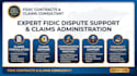 provide fidic contract administration, claims and dispute support