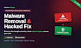 do wordpress malware removal, fix hacked website, virus and spam