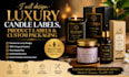 create professional candle labels, product labels and packaging designs