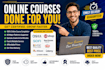 do online course and its test