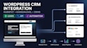 integrate wordpress with hubspot, gohighlevel, zoho and other CRM