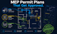 create residential mep, hvac electrical plumbing design, permit plans