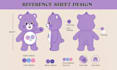 design custom plush reference sheet kawaii plushie toy stuffed animal tech pack