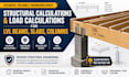 do structural calculations and load calculations for lvl beams, slabs, columns