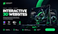 interactive 3d animated website spline 3d scroll animation threejs webgl gsap