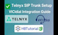 setup twilio telynx account did number sip trunk bulk sms, call center setup