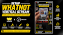 setup whatnot vertical stream for auctions or sport with obs