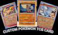 draw you a custom pokemon trainer tcg card illustration