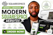create a responsive squarespace sales landing page